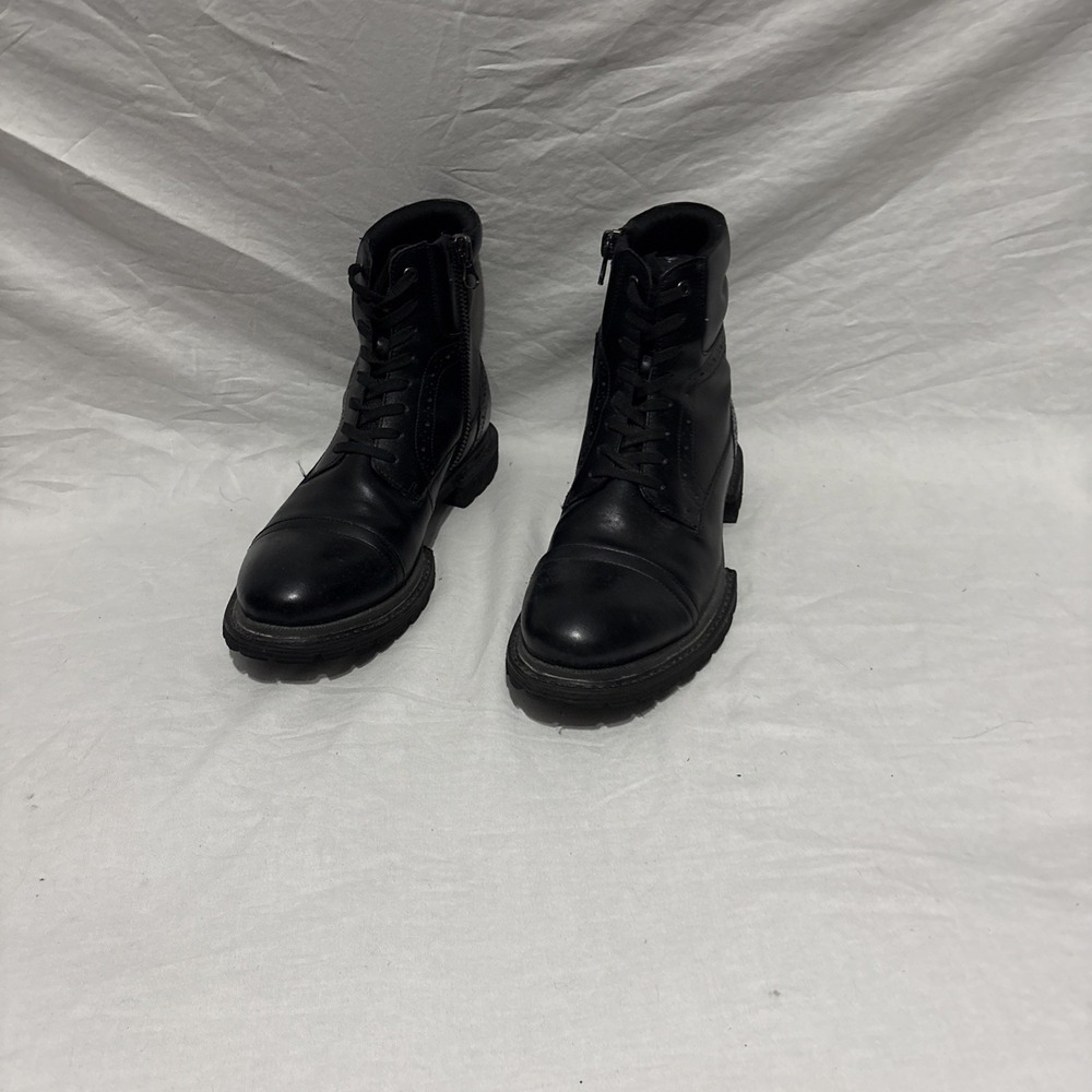 INC International Tull Cap-Toe Boots Shoes‎ BLACK  Shoes SZ 10